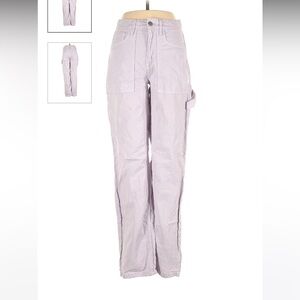 Good American lavender cargo pants
